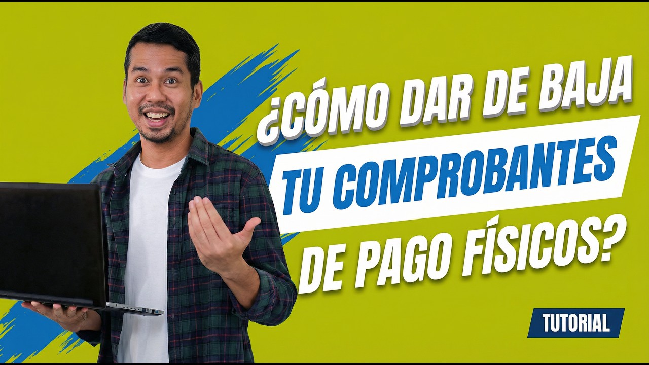 ¿Cómo dar de baja comprobantes de pago físicos?
