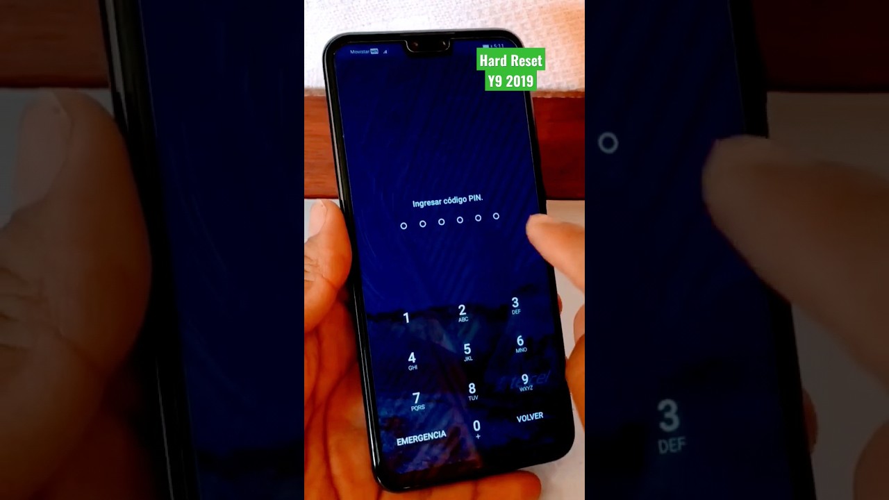 Restablecer hard reset Huawei Y9  2019 facil y r&aacute;pido #huawei #hardreset #android