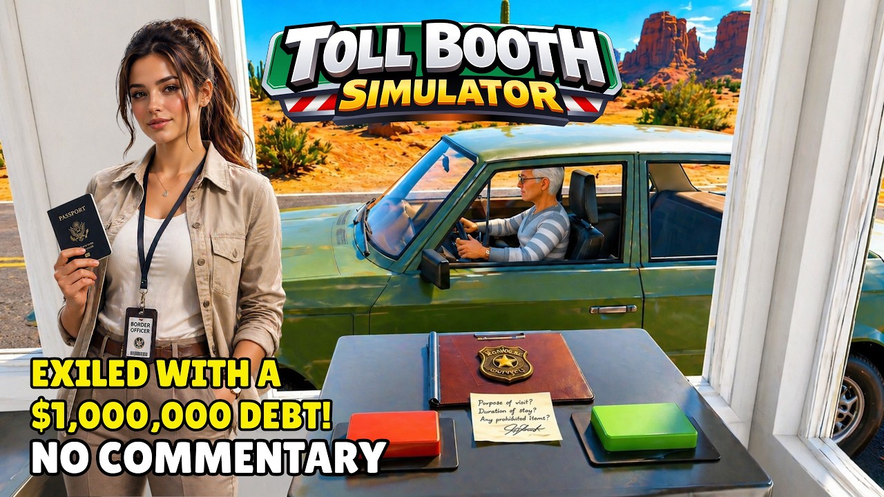 Toll Booth Simulator! 🚗💵 Long Gameplay - No Commentary