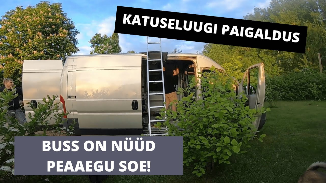 Ehitame kaubikust autoelamu | 3. osa | Katuseluuk, soojustus ja muud tegemised