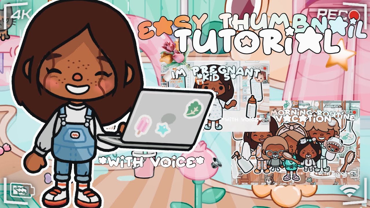 || 💐 || *EASY* AESTHETIC THUMBNAIL TUTORIAL! ⭐️ || 🌈 || *WITH VOICE* 🔊 ||🌷|| tutorial 🏄‍♀️