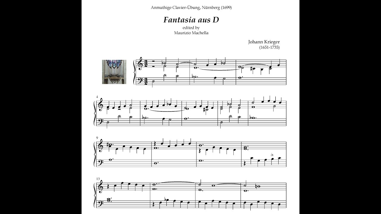 J. Krieger (1651-1735): Fantasia in d