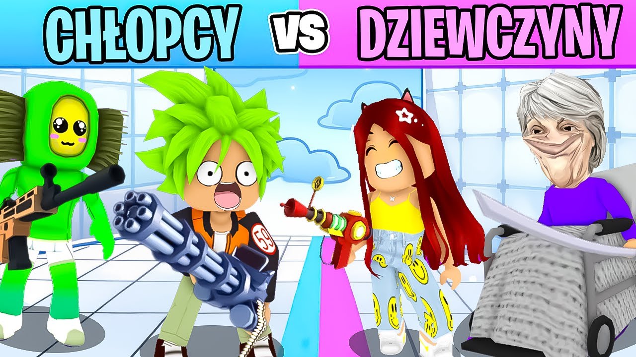 CHŁOPCY kontra DZIEWCZNY w ROBLOX RIVALS