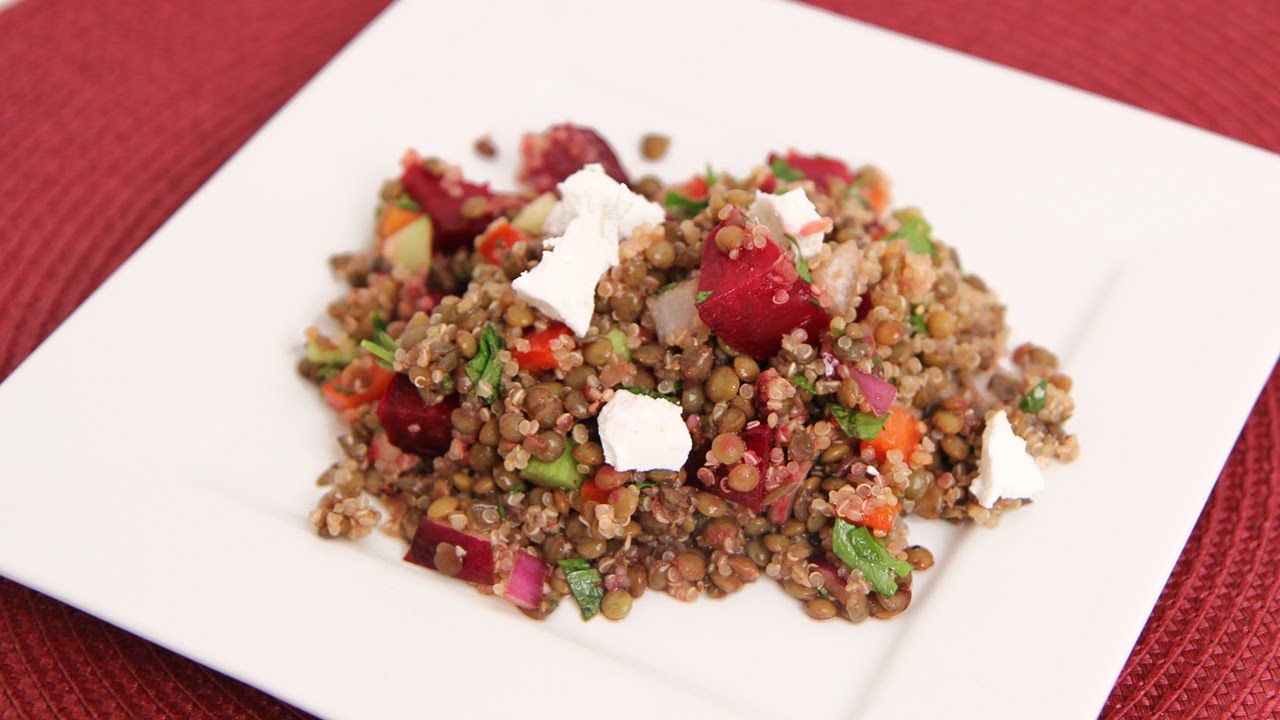 Lentil & Quinoa Salad Recipe - Laura Vitale - Laura in the Kitchen Episode 630