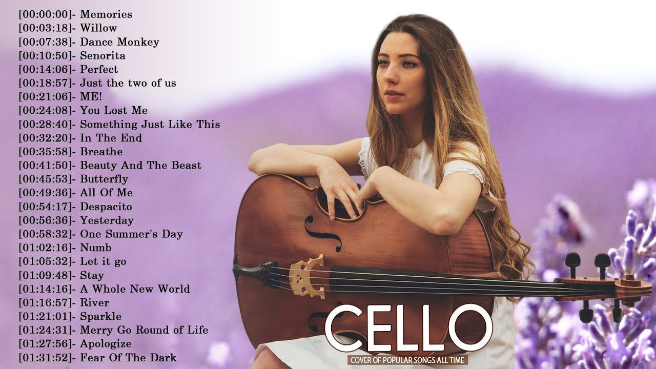 Top 40 Cello Covers of Popular Songs 2025 - Best Instrumental Cello Covers Songs All Time