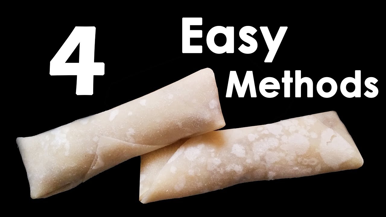 Folding Techniques - Chicken Spring Roll With Homemade Sheets (Ramzan Special Recipe)