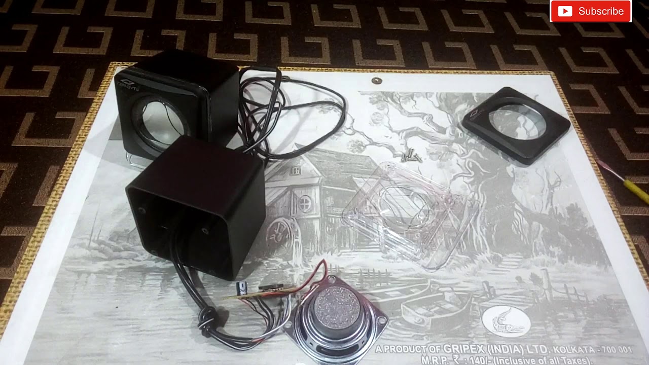 Whats Inside Terabyte Laptop Speakers // 2.0 USB Speaker // The technoboy
