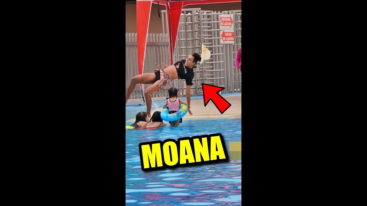 Hicimos enojar a la MOANA y terminó en el piso 😂