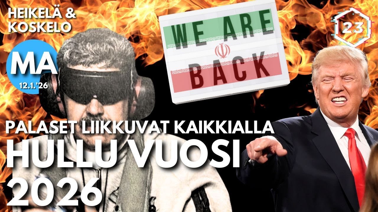 Hulluin vuosi ikin&auml; - 2026 | Heikel&auml; & Koskelo 23 minuuttia | 1279