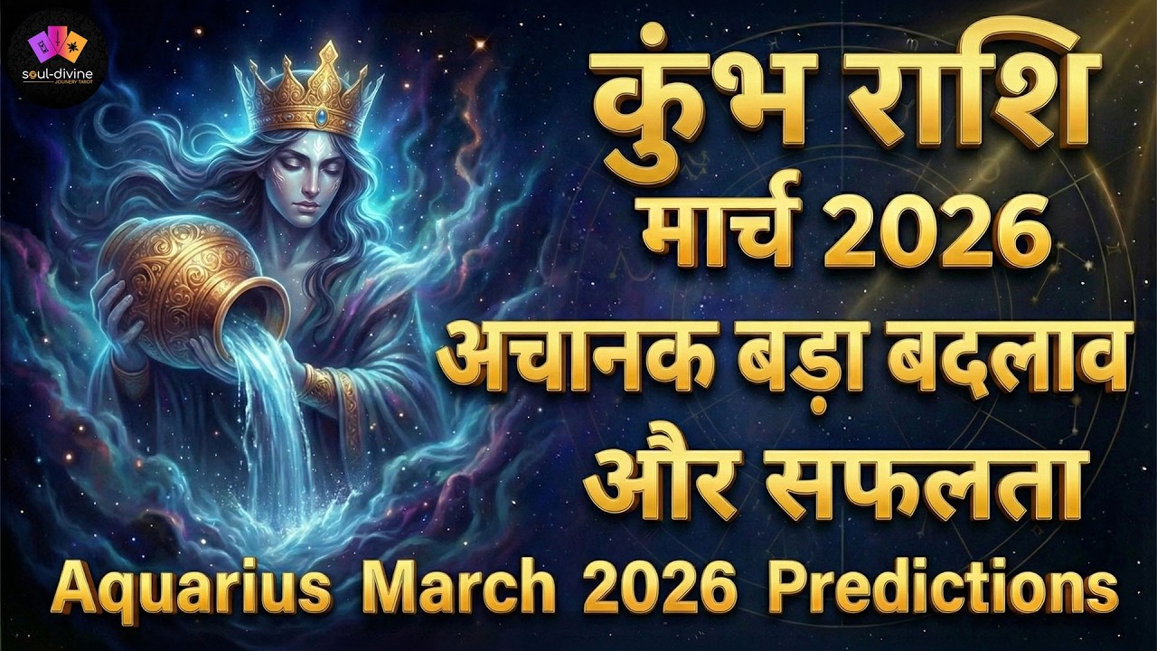 Aquarius March 2026 Tarot Reading | Kumbh Rashi March 2026 Tarot Hindi