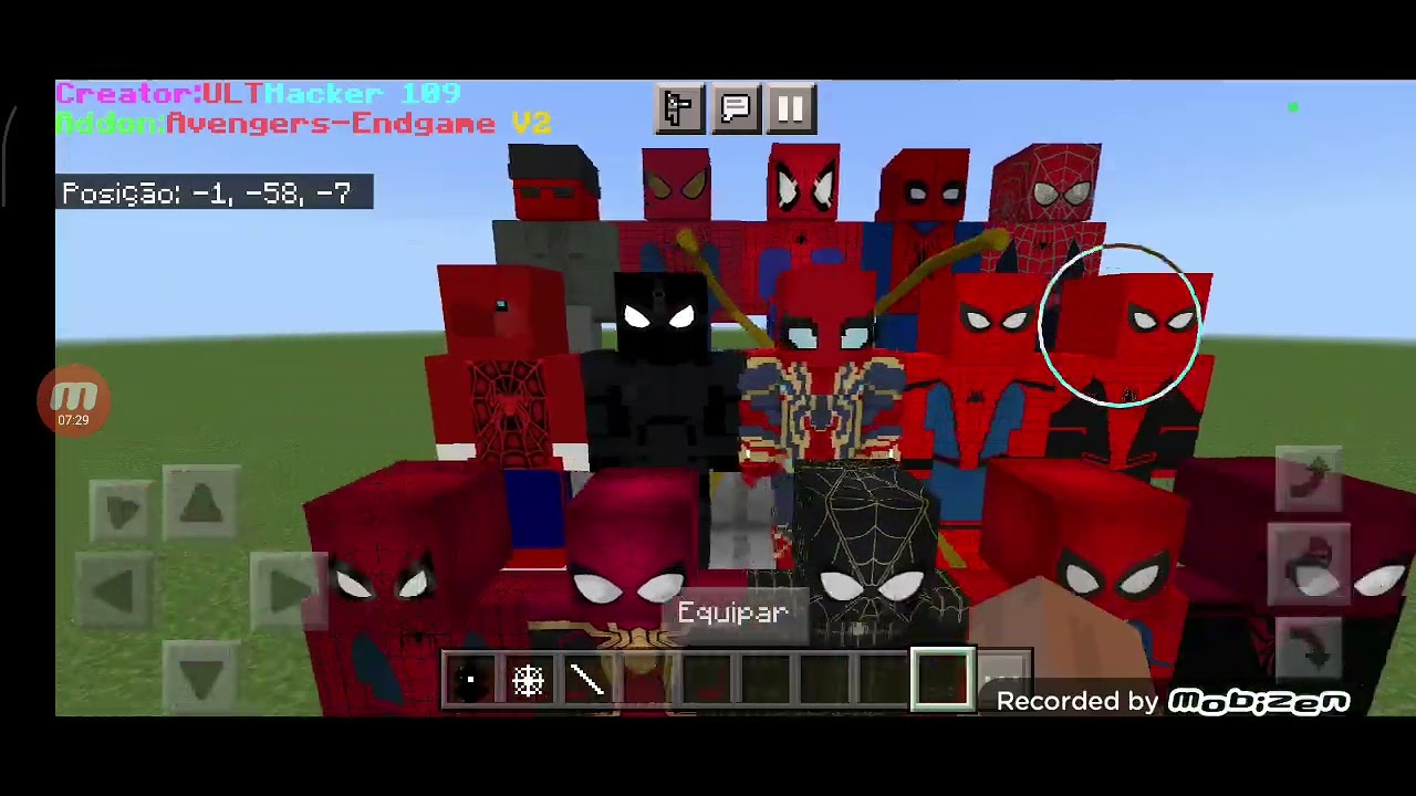 Mod do homem aranha aí para Minecraft 1.19.50