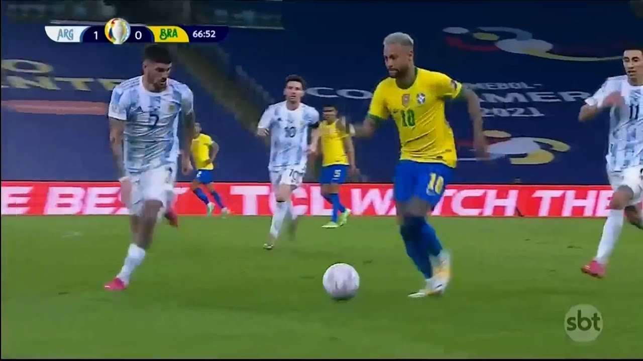 Neymar vs Argentina HD | Final da Copa Am&eacute;rica (10/07/2021)