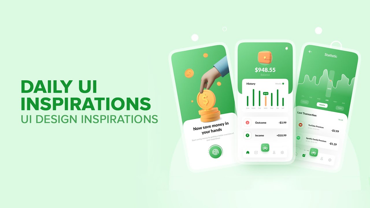 Daily UI Inspirations  |  UI Design inspirations  |  UI Designs  Handpicked inspirations