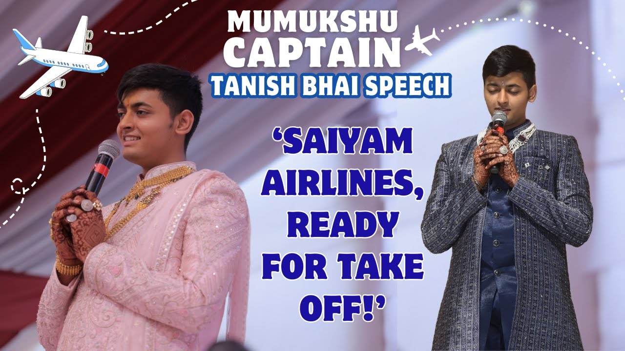 Mumukshu Tanish Bhai I Antim Vidai speech I Creativeproductions by Ayush Jain !