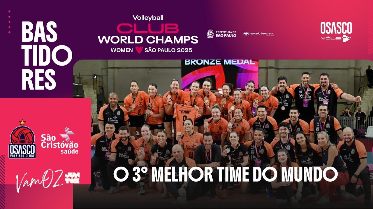 OSASCO SÃO CRISTÓVÃO SAÚDE CONQUISTA O BRONZE NO MUNDIAL DE CLUBES DE VOLEIBOL FEMININO 2025!
