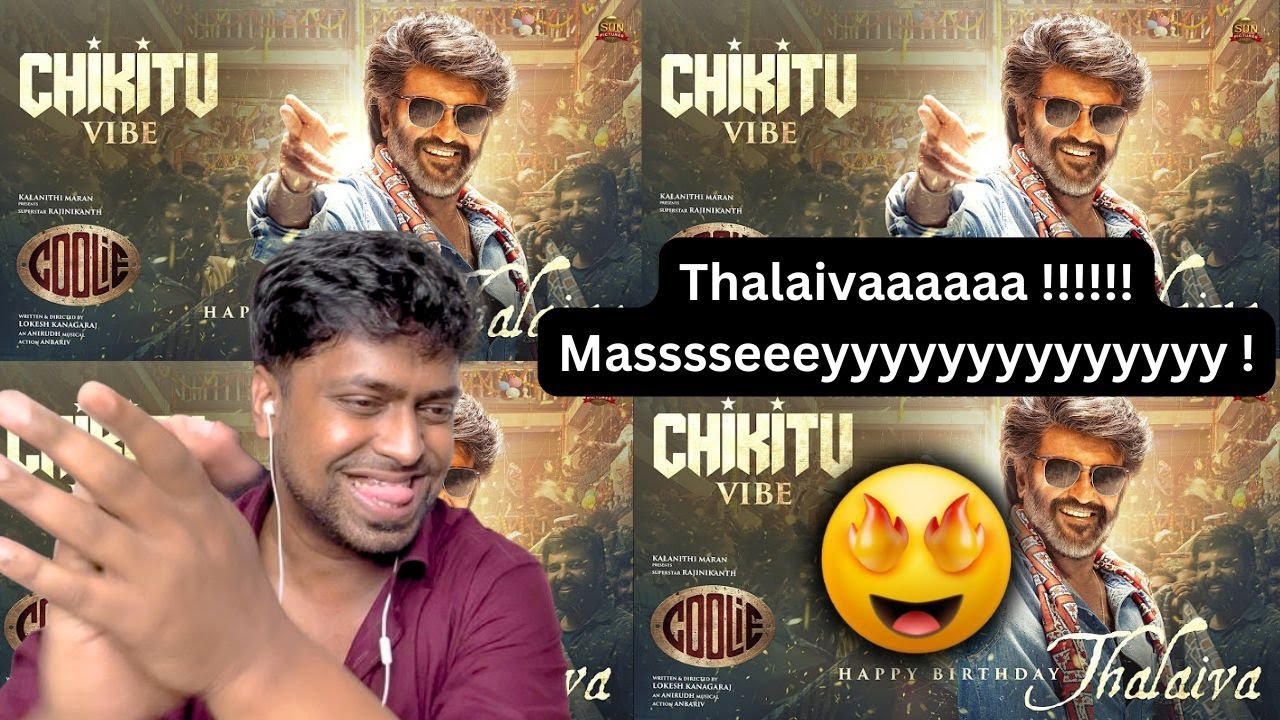 #COOLIE - Chikitu Vibe Reaction | Superstar Rajinikanth | Mr Earphones