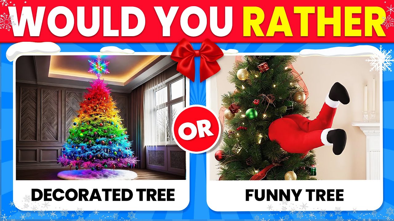 Что бы вы предпочли…? Рождественский выпуск ⭐🎅🎄🎁 | Викторина Нова
