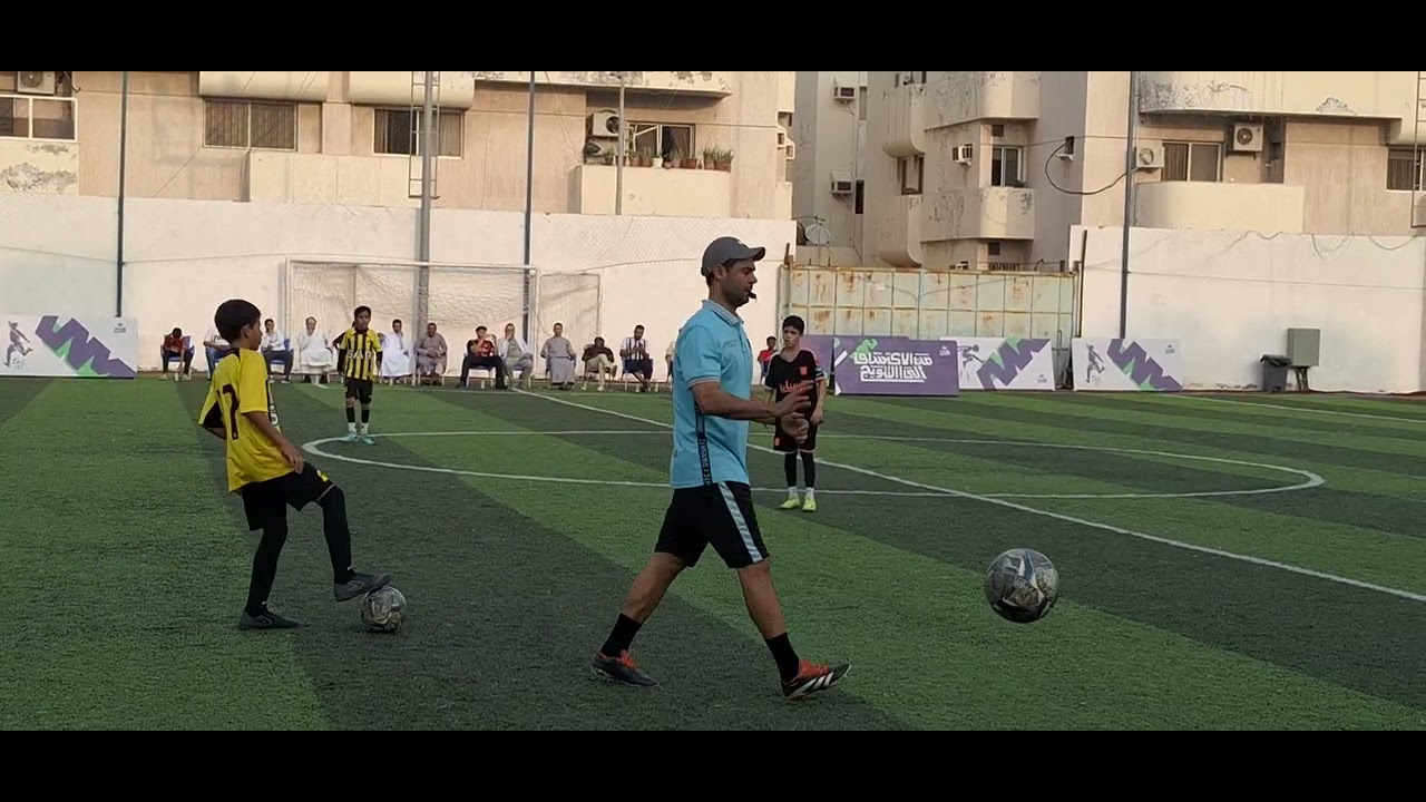 مباراة وديه لبراعم الاتحاد 2014 ضد الأكاديمية الاسبانية الشوط الأول 