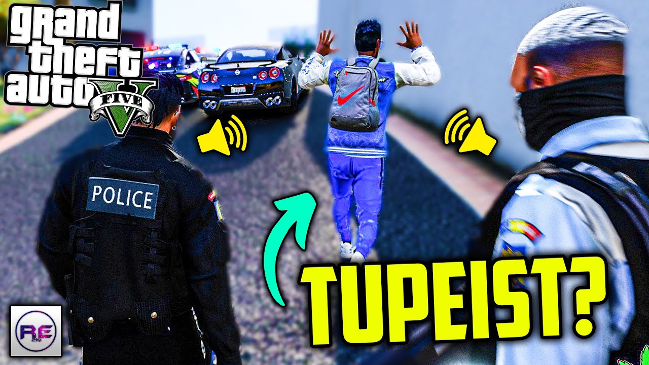 FiveM - Cel mai *TUPEIST* infractor prins de către Poliție! 😂