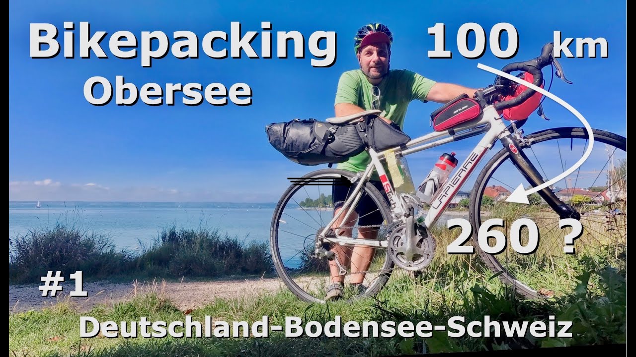 Bikepacking   Bodenseeradweg Deutschland/Schweiz mit Overnighter und Riverside Tasche von Decathlon