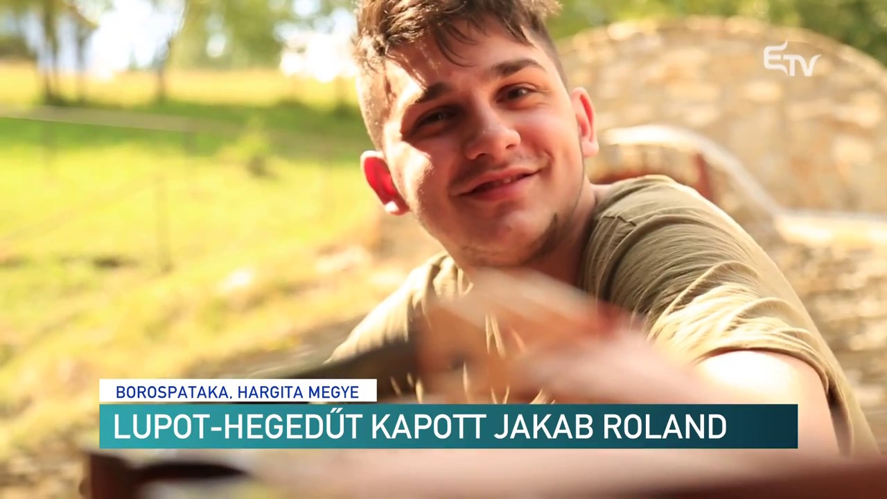 Lupot-hegedűt kapott Jakab Roland – Erdélyi Magyar Televízió