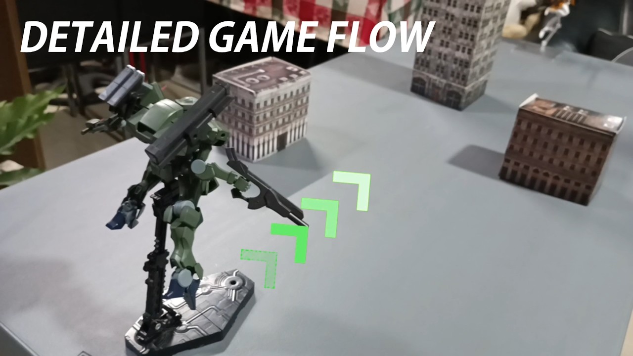Mecha Bardagulan Tabletop - Play with your GUNPLA! Detailed Game Flow