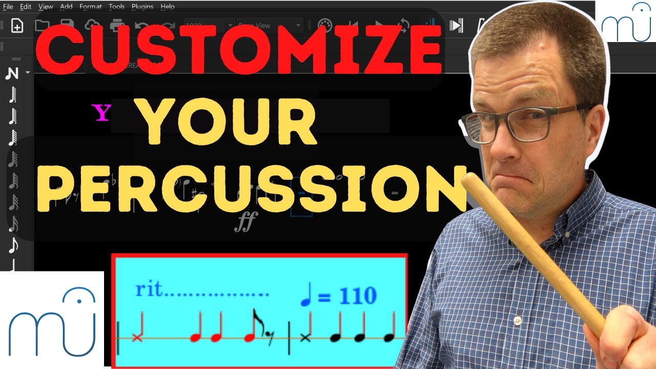 Musescore 3 6 tutorial percussion parts musescore drum tutorial