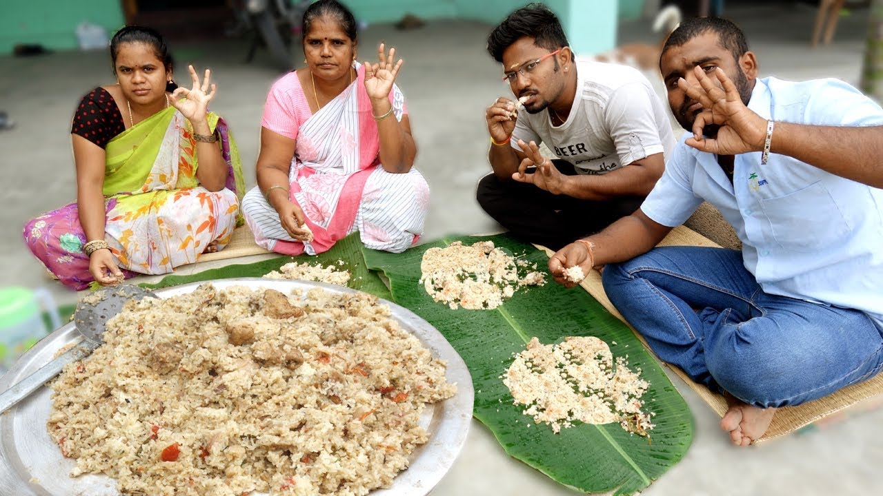 White CHICKEN GHEE BIRYANI Recipe | Prepared By Grandpa | VILLAGE FOOD