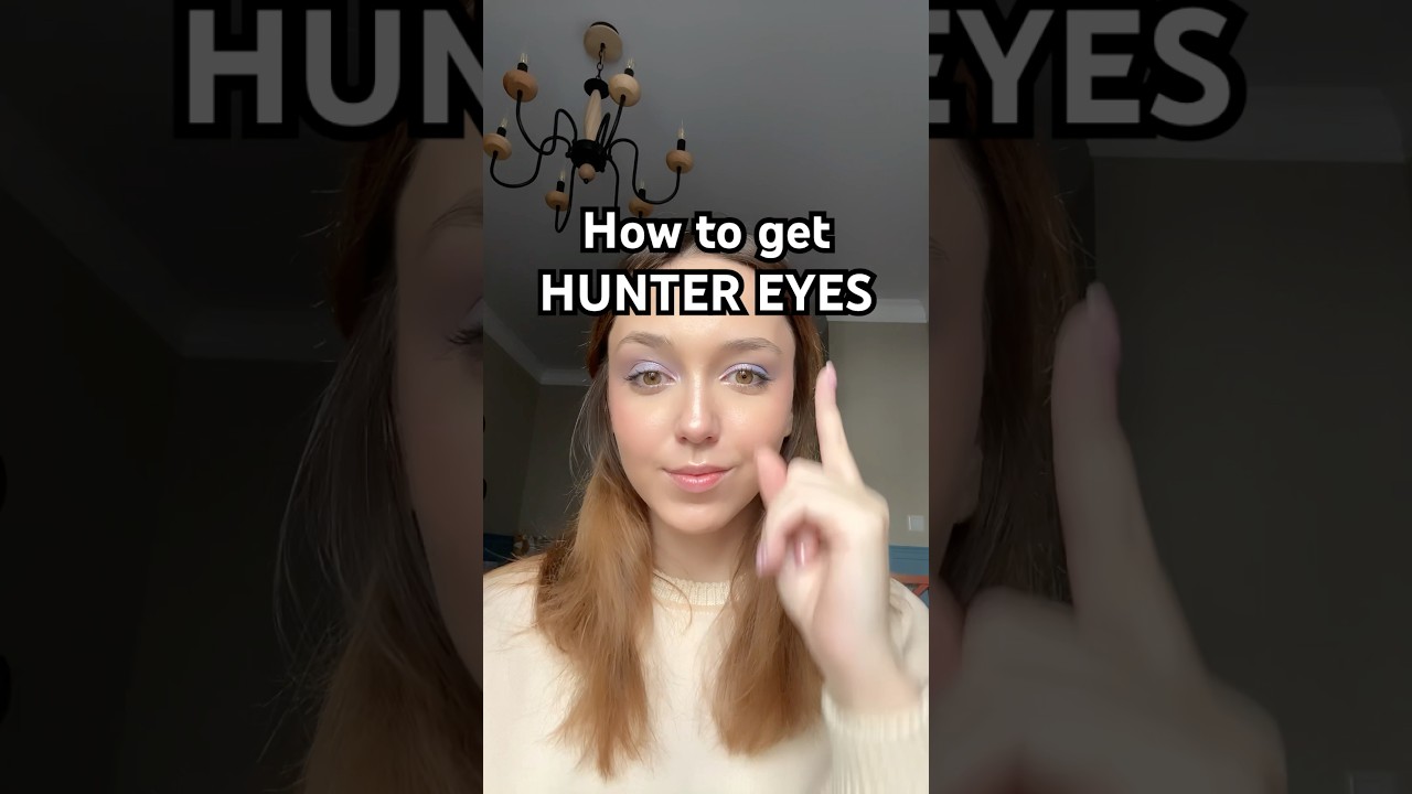 HUNTER EYES TUTORIAL #huntereyes #challenge #shorts #viral