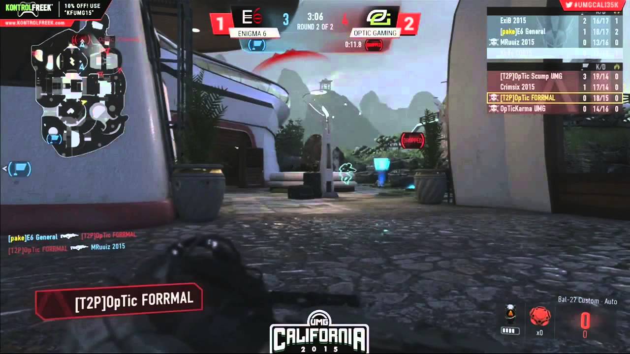 Optic vs Enigma 6  Game 4 UMG Cali Winners Final   2015
