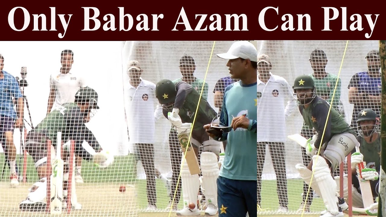 Babar Azam Only can play this shoot | Babar Azam preparation for upcoming test series against SA