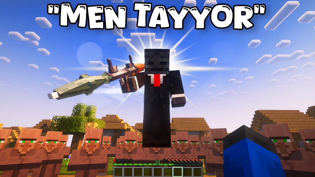 MINECRAFTDA GROX O'ZIGA O'RINBOSAR TAYYORLAMOQDA UZBEK TILIDA DUBLAJ 