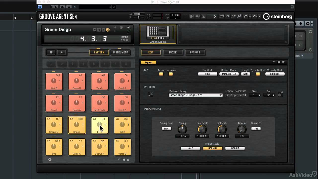 Cubase 8 102: SongwritersMusicians Toolbox - 9. Groove Agent SE Drum Patterns