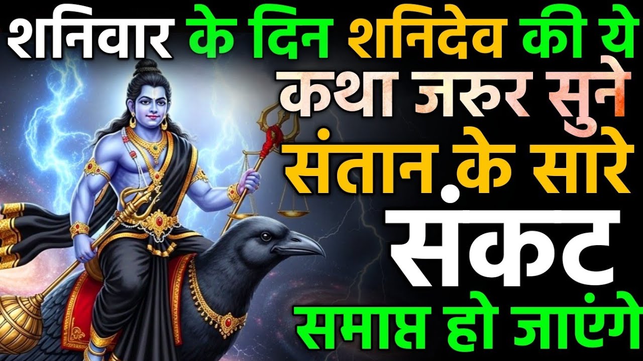 शनिदेव की कृपा से संतान पर कभी संकट नहीं आएगा | शनिवार विशेष कथा | Shanidev katha