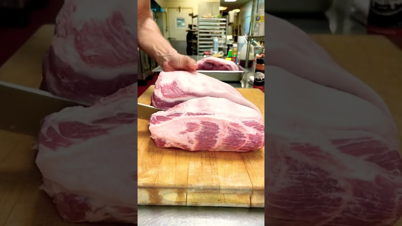 Here&rsquo;s how to find a very delicious cut from pork shoulder! #bbq #meat #cooking