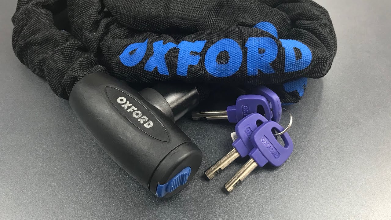 [715] Oxford GP Bicycle Chain Lock Picked (Disc Detainer Core)