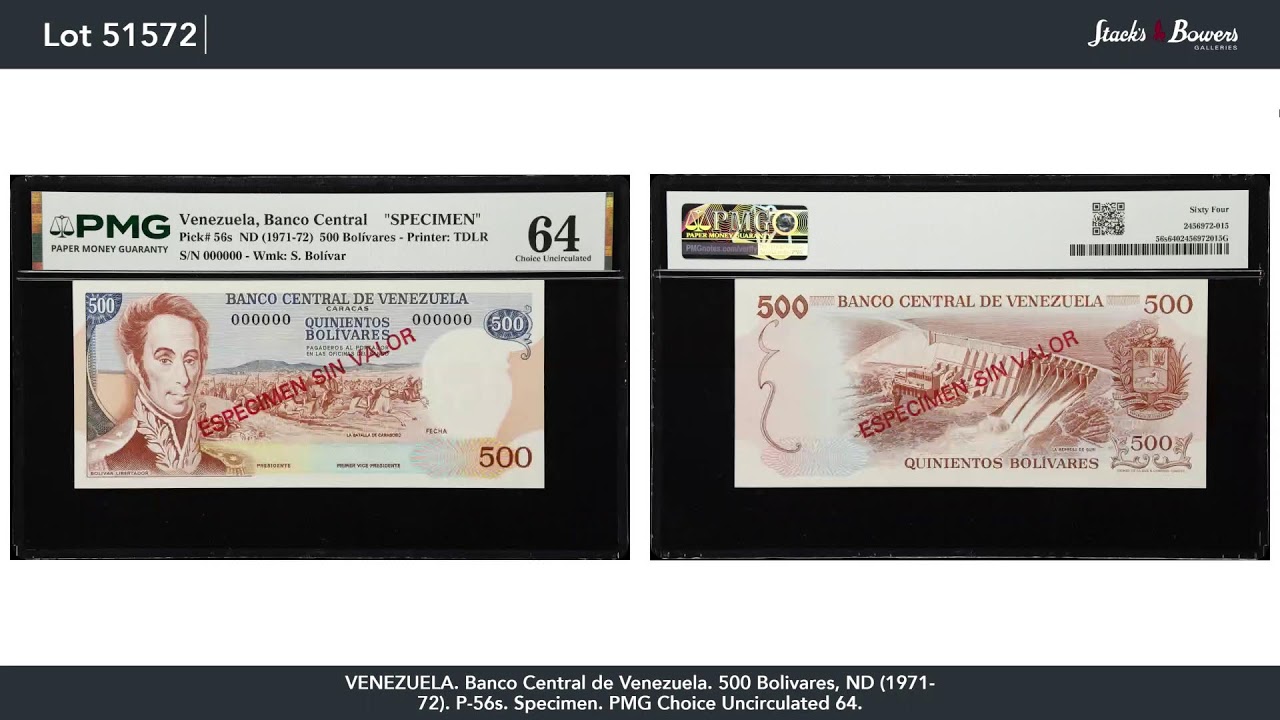 Spring 2026 Maastricht Showcase Auction - Session 2 - World Paper Money - Lots 51001-51577