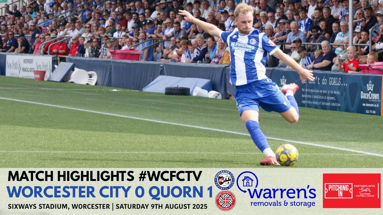 Worcester City 0 Quorn 1 | Southern League Premier Central Division