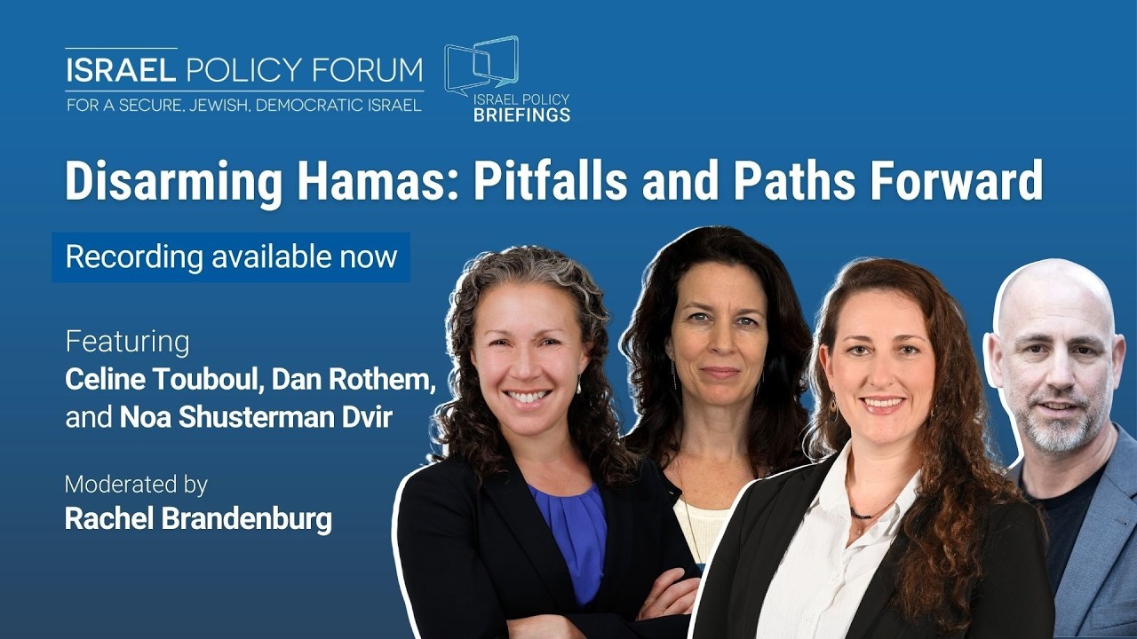 Disarming Hamas: Pitfalls and Paths Forward
