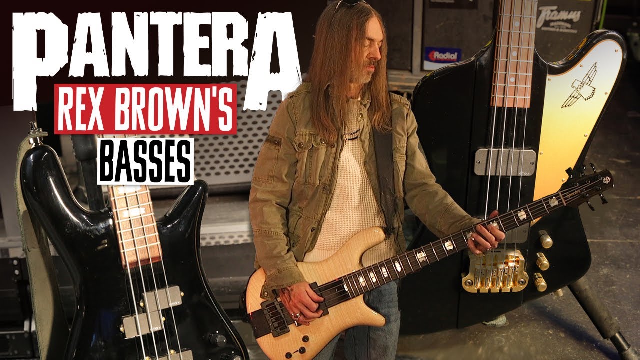 Rex Brown's Pantera Basses Featuring Gibson Thunderbirds and Spector 5 Strings