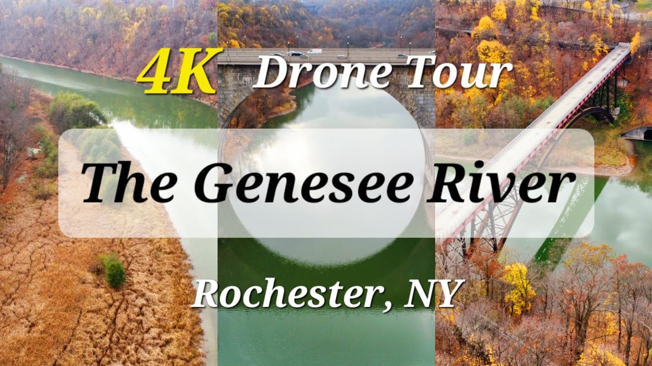 The Genesee River (Rochester, NY) &bull; 4K Drone Tour