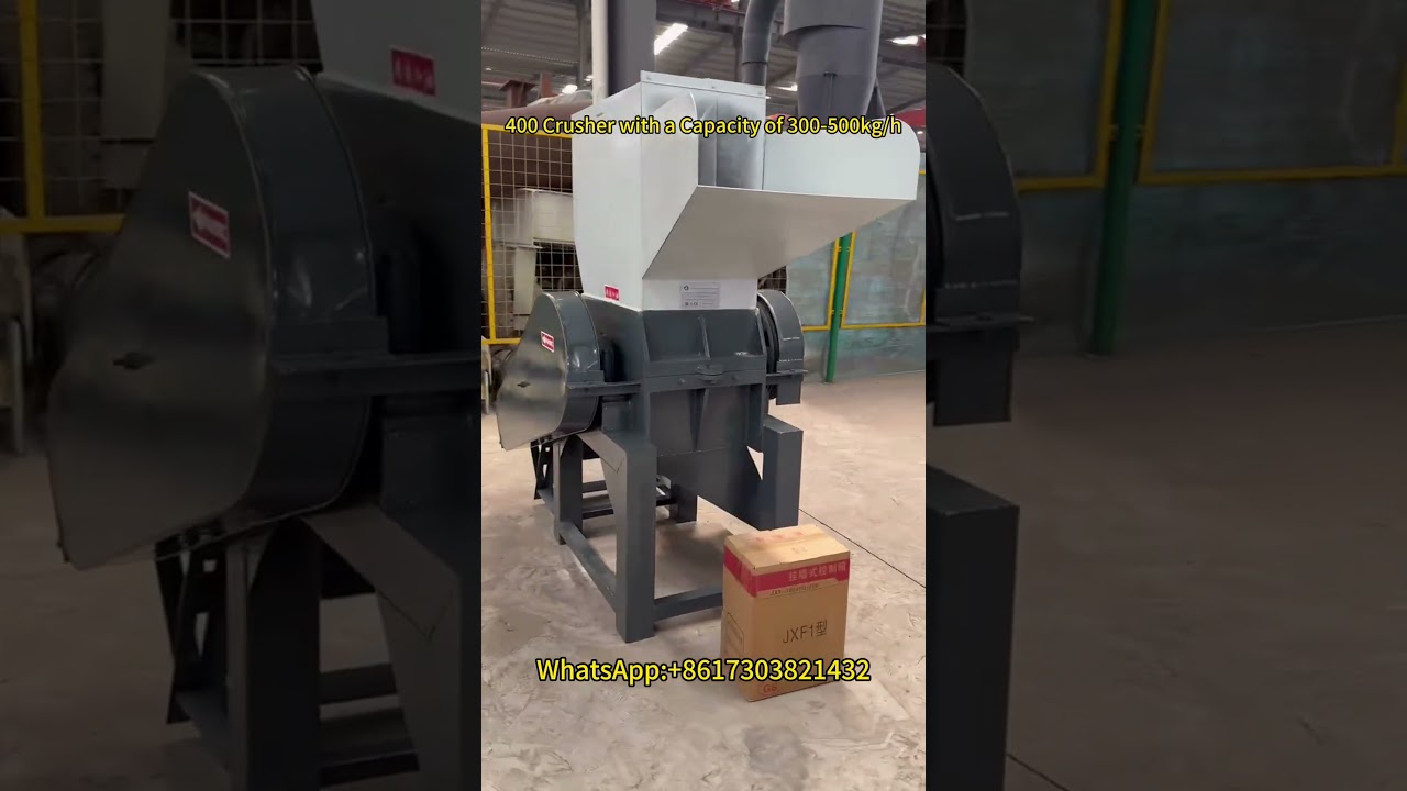 400 Plastic Crusher with a Capacity of 300-500kg/h