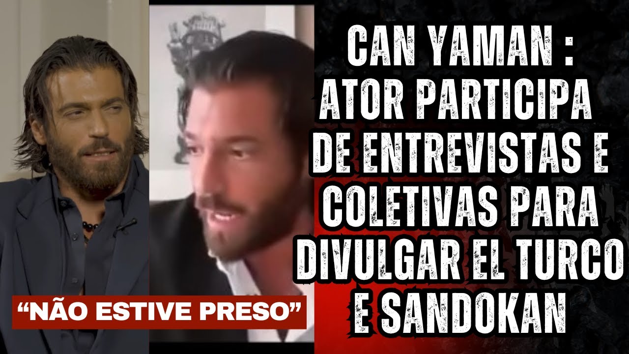 Can Yaman: entrevistas  para divulgar El Turco e Sandokan, ele prova comidas e fala sobre Turquia
