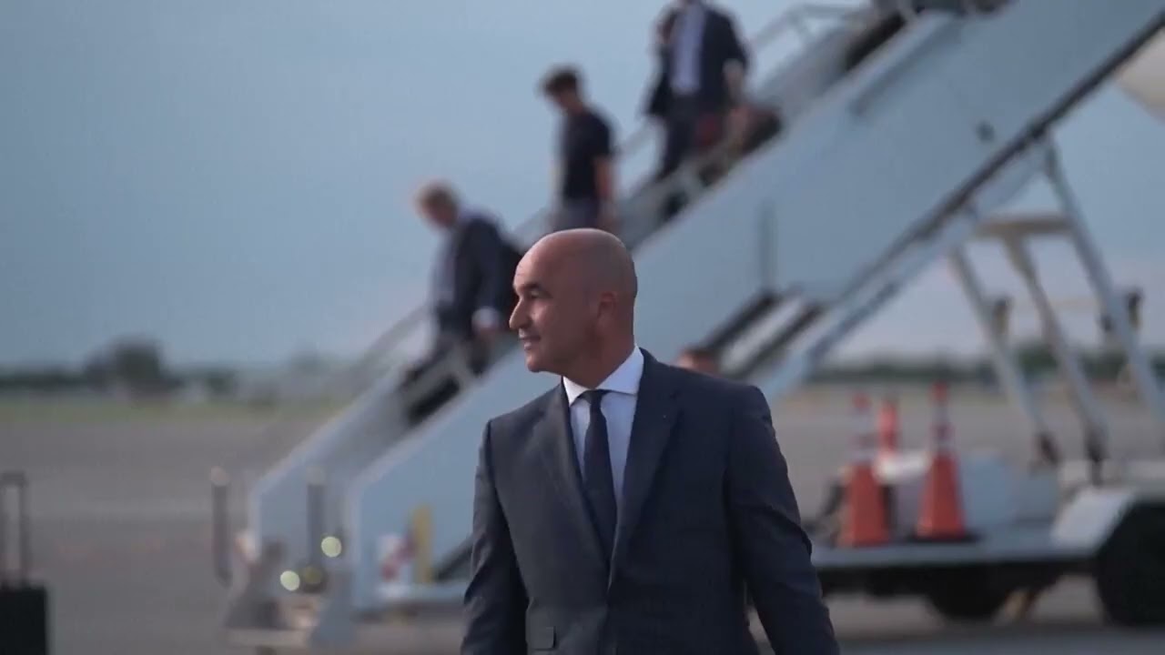 Cristiano Ronaldo & Portugal step up World Cup preparations as they land in Florida.