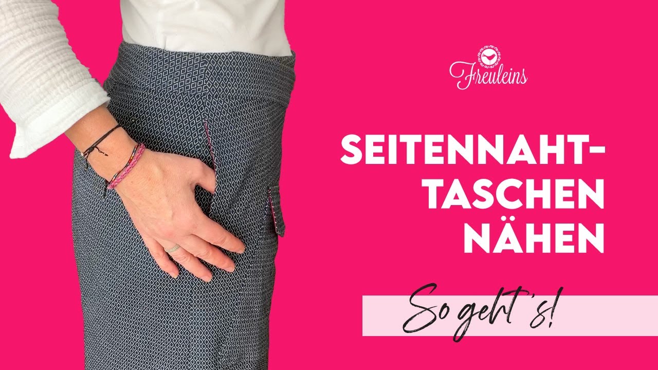 Seitennahttasche - Nahttasche - N&auml;hanleitung