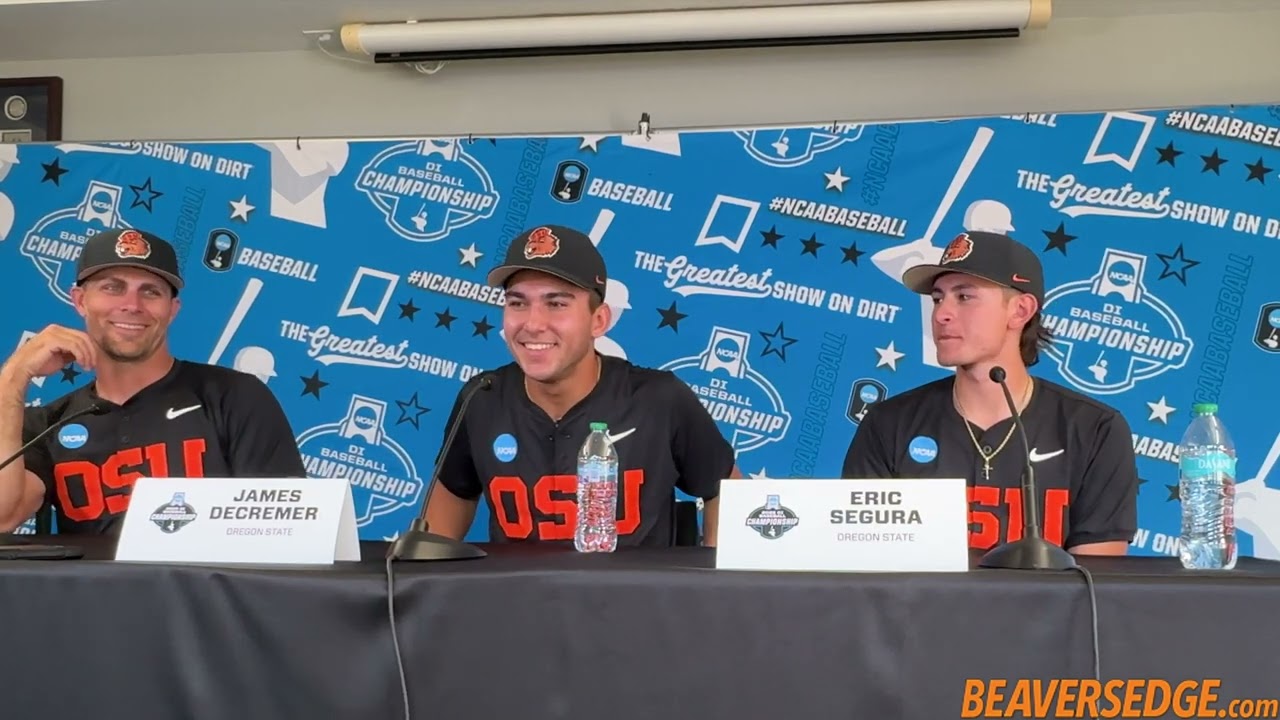 Oregon State Beavers Baseball Talks 9-0 Win Over USC To Advance To Super Regionals vs Florida State
