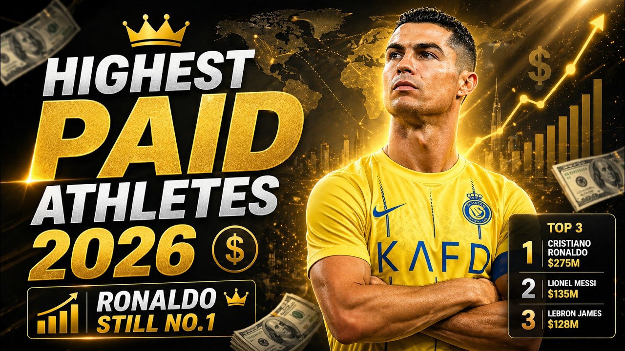 World&rsquo;s Highest-Paid Athletes in 2026 | Cristiano Ronaldo Still No. 1 in Sports Money