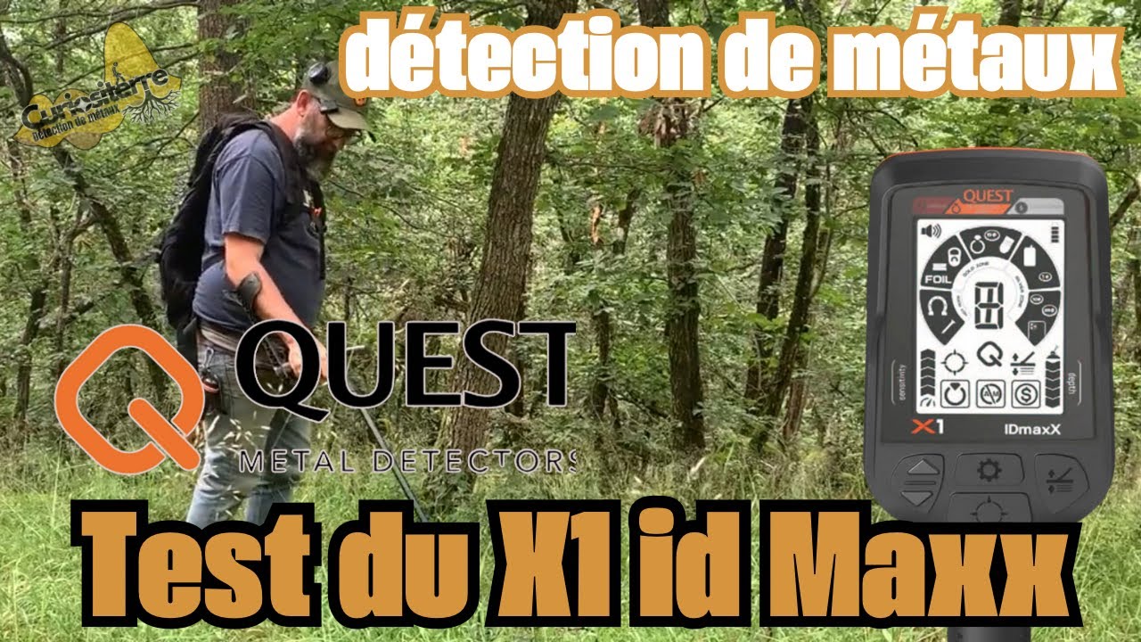 Test du Quest X1 id Maxx : détection de métaux