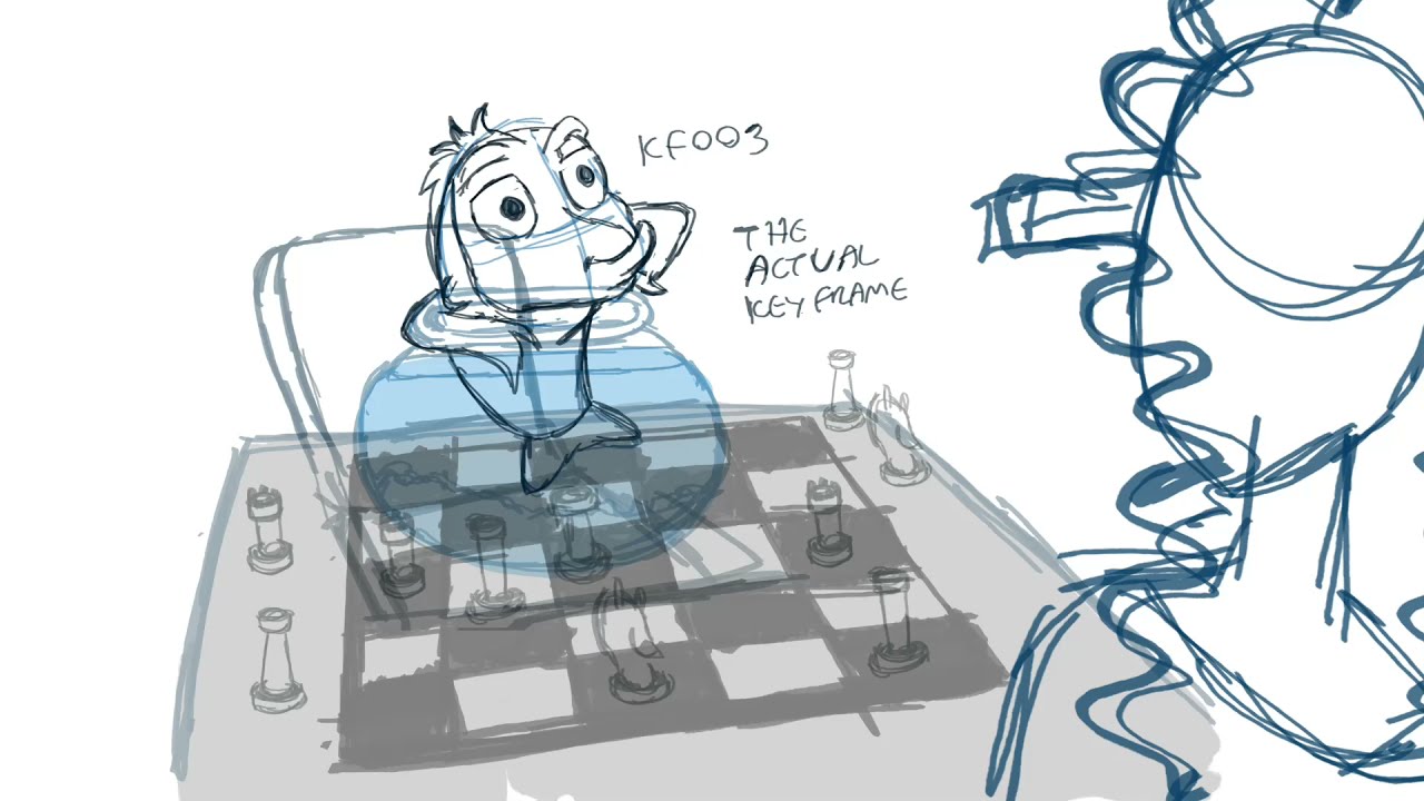 EARLY ANIMATION TEST | Carl Wins at Chess | Rough Animation | Alfred Kumwenda