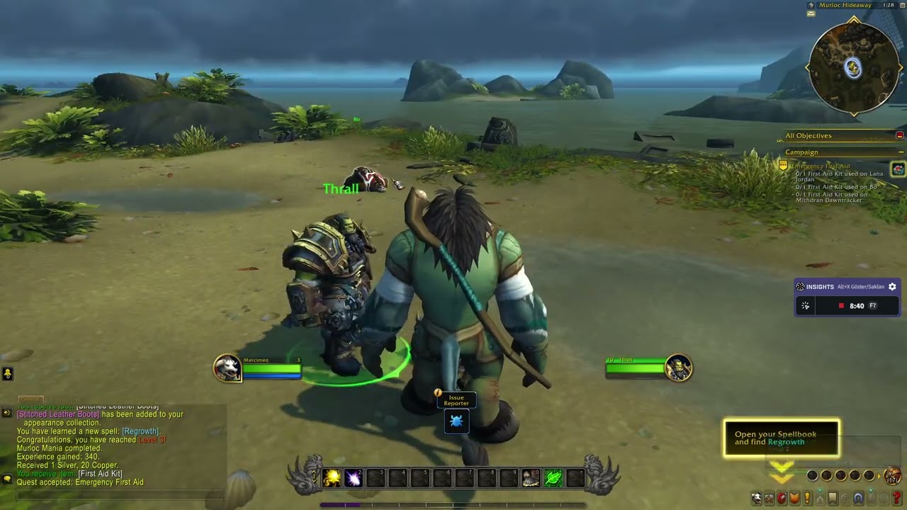 World of Warcraft first 1 to level 10
